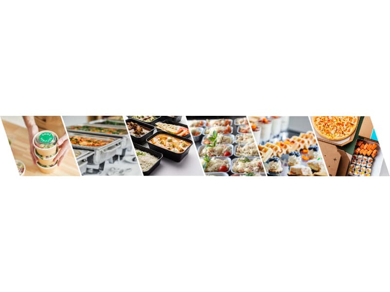 Catering delivery showcase